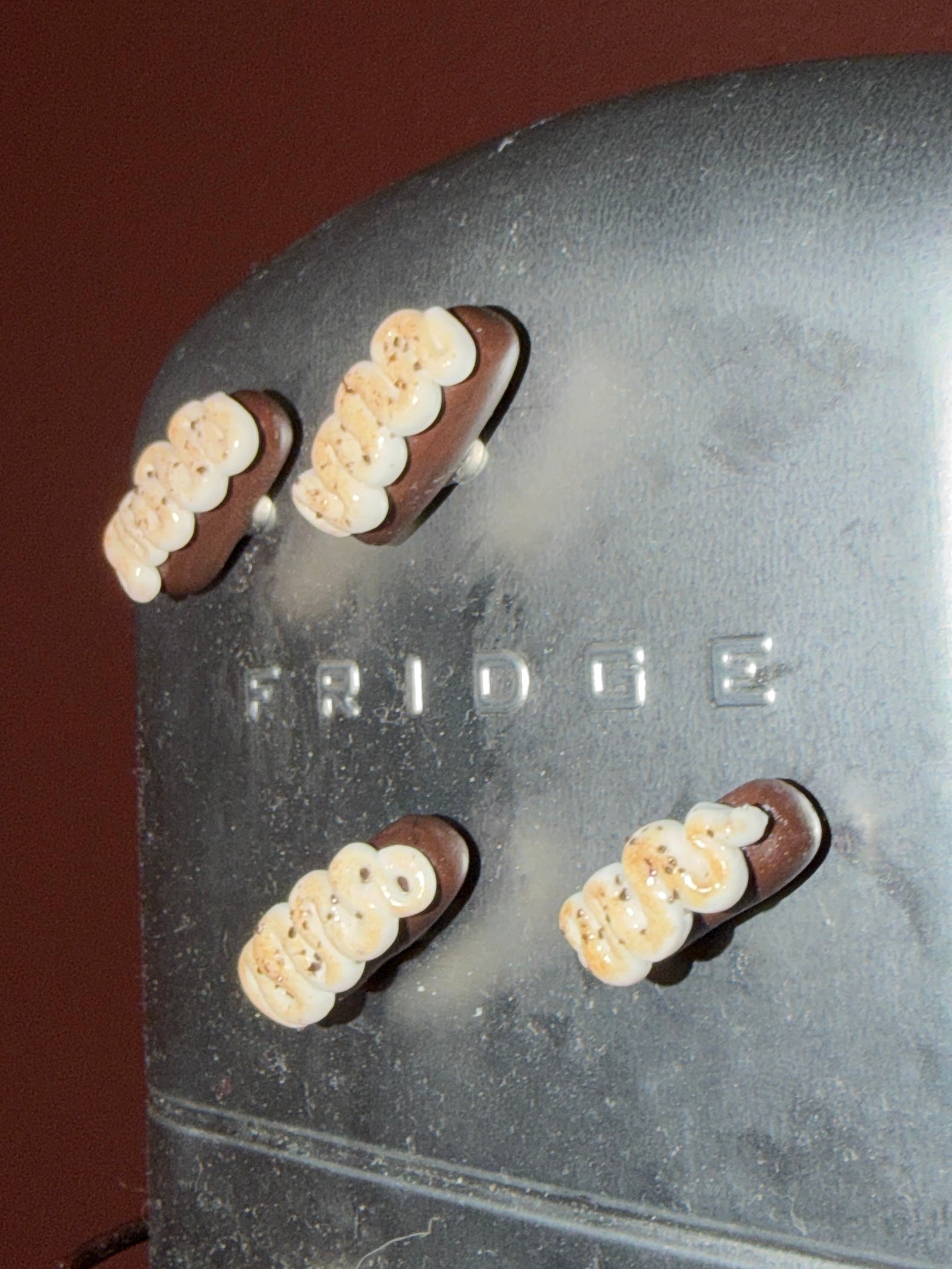 Mini Twinkie Magnet | Handmade Dessert Magnet | Austin Food Art
