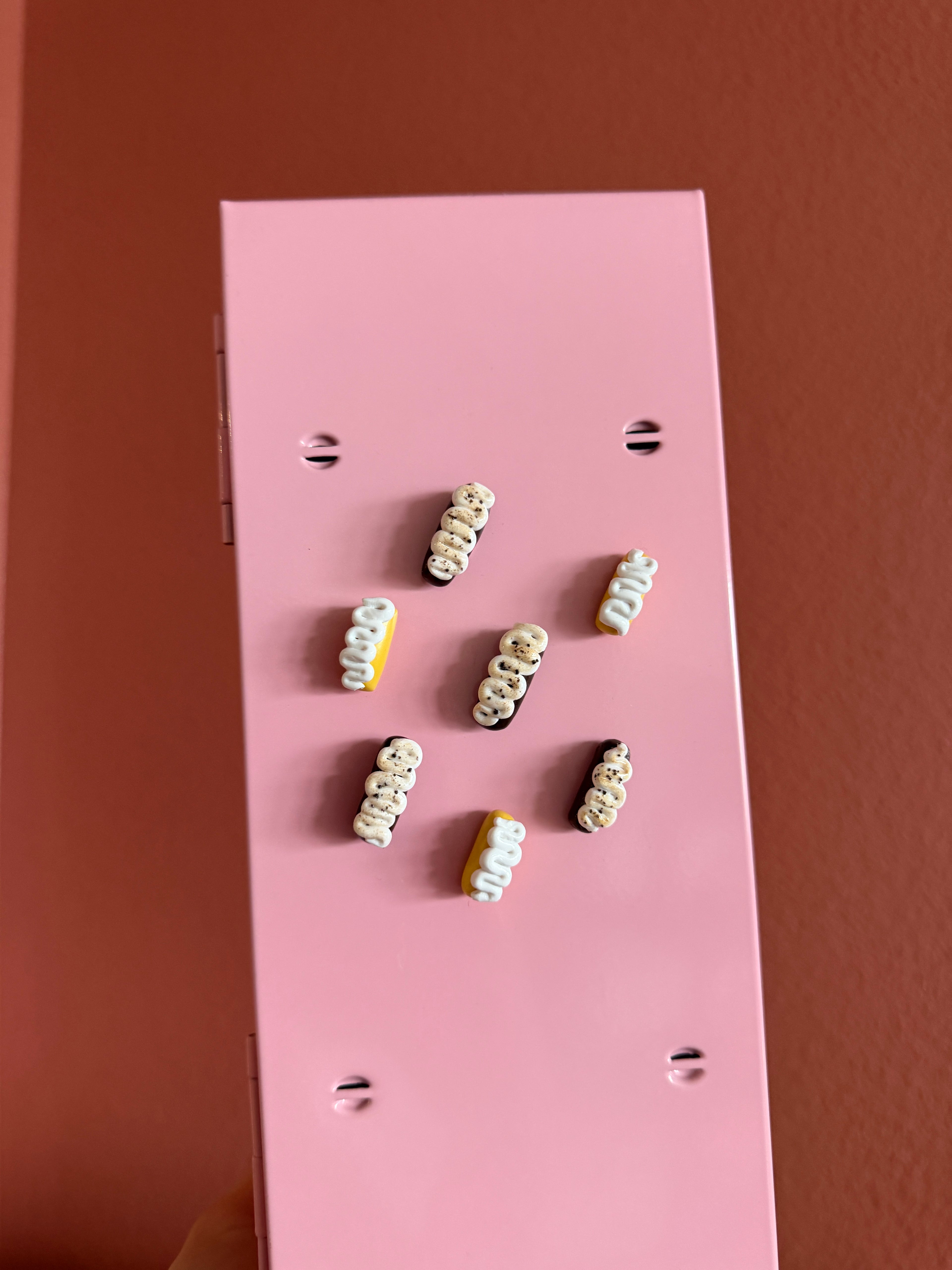 Mini Twinkie Magnet | Handmade Dessert Magnet | Austin Food Art